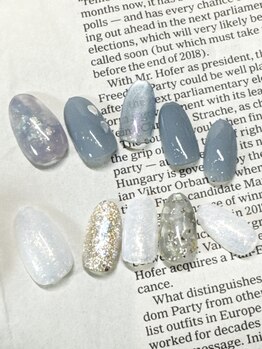 スプランドゥール(Splendeur)の写真/駅チカの隠れ家サロン『【他店オフ&ケア込】ワンカラーorカラグラ¥6,300』今旬ネイル☆デザイン更新中♪