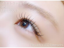 ディーエル ビューティー 二子玉川店(DL BEAUTY)/フラットラッシュ×LEDエクステ