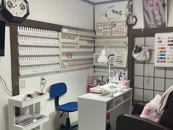 MOONHI Nail朝霞台【4/15 OPEN（予定）】の写真/ 【完全個室】1人貸切のプライベート空間で、周りを気にせずゆったりリラックス♪初めての方も大歓迎☆