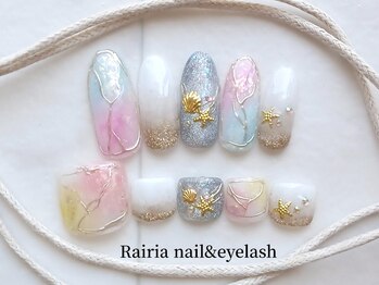 貝殻ネイル