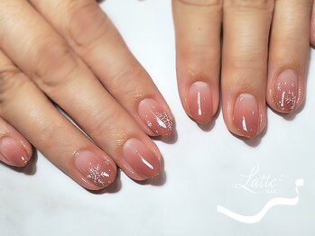 ラテネイル(Latte Nail)/winter design　by原