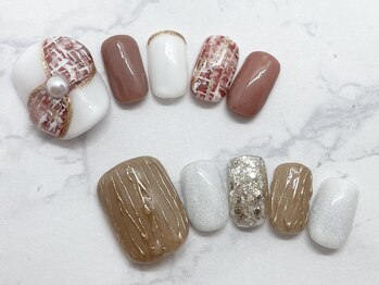 タネモト(Tanemoto)/10月・11月フットネイル¥8800