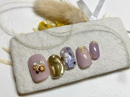 2024お正月＆成人式ネイル