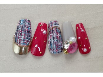 ツイードネイル