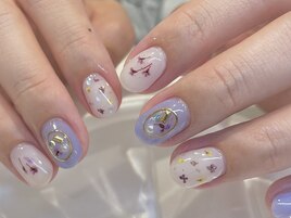 #押し花ネイル