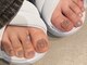 ロサアスールネイル(RosaAzul nails)の写真/【足元までオシャレに☆】《フットバス付き/Footワンカラー¥7000》洗練された上品なネイルをご提供します◎