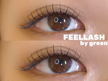 フィールラッシュ バイ グリーン(FEELLASH by green)/LED140本(タレ目デザイン)