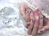 クリアデザインネイル¥6000