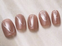 アイネイルズ 天神今泉店(I-nails)/【misato.n】ニュアンスシルバー