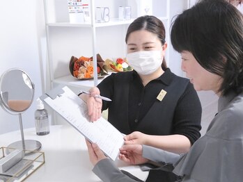 ルメア(LUMEA)/2.カウンセリングシートの記入