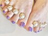 ご新規様限定【橋口指名/FOOTジェル】◆ワンカラーorラメ◆7700円→
