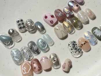 ネイルサロン マーノ(nail salon mano)の写真/【心斎橋】豊富なアートで理想のデザインがきっと見つかる♪繊細×高技術でファン多数！