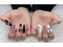 キアラネイルサロン/チップ長さだしデザイン