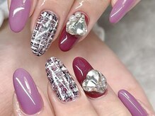 リーベスト 四条畷店(REBEST)/ツイードネイル