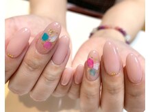 ワードローブ バイ シェリー(Wardrobe by CHERIE)/春色シェルネイル