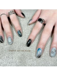 ミラーニュアンスネイル♪