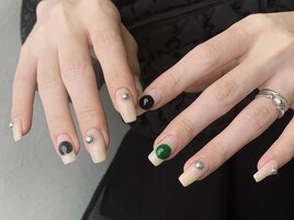 ぷっくりモードネイル