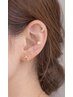 EJA認定★耳つぼジュエリーシンプルコース【S～Mパーツ両耳で６粒まで】