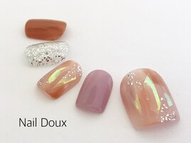 大人な春フットネイル