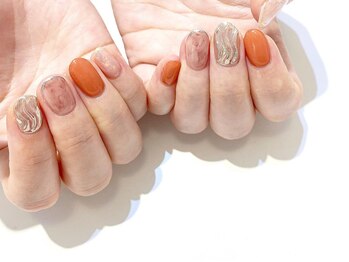 ネイルズ ララ(nails Lala)/テラコッタカラー