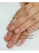 プライベート ネイルサロン マーマ(murmur)/ナチュラル夏ネイル