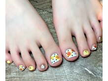 爪屋べっぴん堂/ひまわりネイル