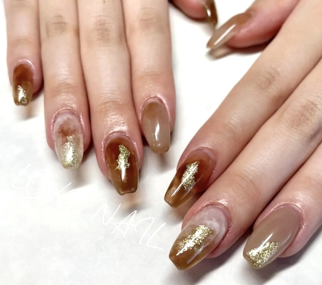 マグネット&ニュアンスネイル￥5000