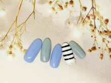 ネイルライフ(NailLife)/ボーダーネイル
