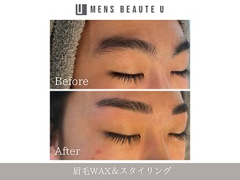 ユー(U)/眉毛WAX＆スタイリング