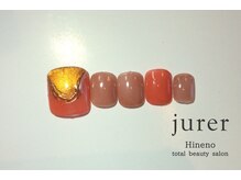 ネイルアンドアイラッシュデザインサロン ジュレ 日根野店/FOOT 定額デザイン7700円コース