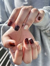 テソロネイル(TESORO nail)/べっ甲ネイル