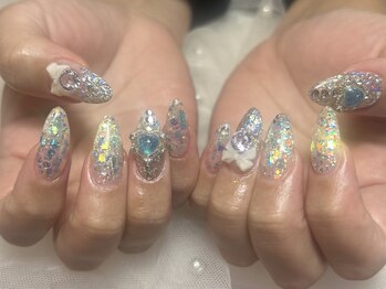 ジョアネイル(JOA Nail)/ワンカラー/ラメ/リボン/ハート