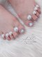オウラネイルルーム(Aura nail room)の写真/【夏本番】サンダル映え確実ちゅるんマグネットも♪素足の季節を彩るトレンドフットネイル◇ケア込