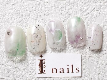 アイネイルズ 梅田店(I nails)/もやもやニュアンス￥8200
