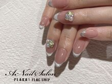 エーネイルサロン プラーカ本店(A-Nail Salon)/マグネットフレンチ
