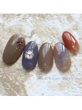 ネイルサロン クイル(QUILL)/1月雪だるま（２）