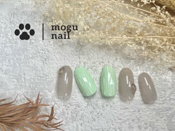 モグネイル(Mogunail)/7.8月定額A/ボーダーネイル
