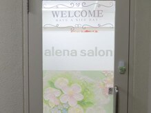 アレナサロン(alena salon)の雰囲気（入り口）