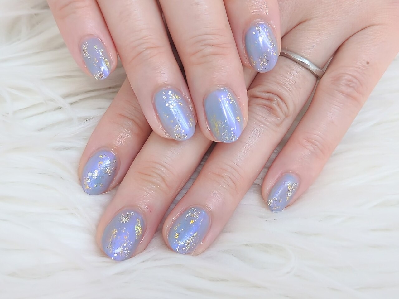 2025年-2026年冬トレンド】ブルー ガーリーのネイルデザイン集｜人気順