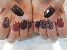 ラメのアクセント