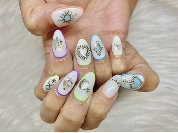 ネイルキュート アンド クールラッシュ 亀有店(nailcute & CoolLash)/真夏ネイル!