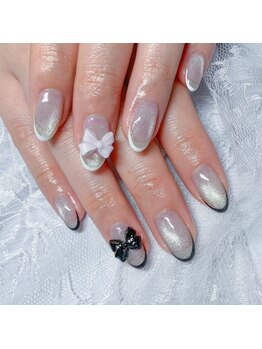 テラスプラス盛岡駅(Terrace+)/マグネットリボンネイル♪♪