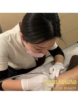 ハナサクラ 心斎橋(HANASAKURA)/白髪やしぶとい毛に電気脱毛◎