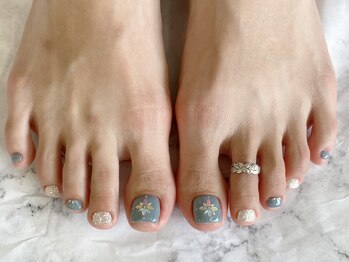 ひまりネイル(ひまりnail)/定額6000 リーフアート