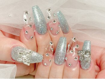 エール アンド ガレンド(ailse&Guarendo)/クリアドットネイル