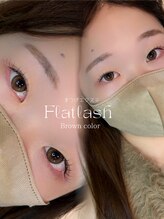 ミラコ(milaco)/ブラウンフラットラッシュ