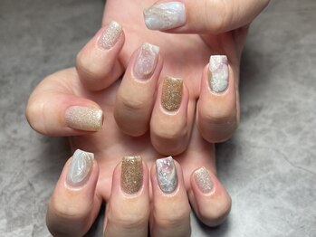 ジェルデザインフリー5本アート