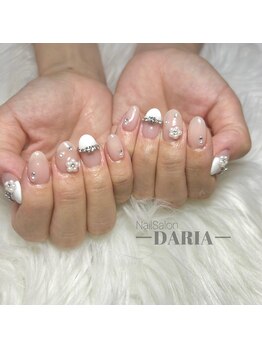 ダリア(Daria)/フラワーワンホンネイル