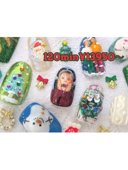 手描きアートが得意なサロン