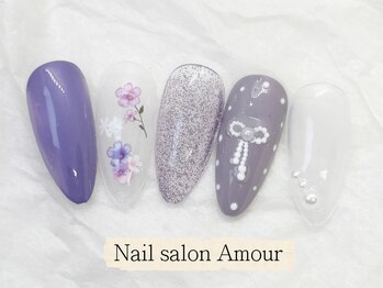 キラキラ春夏のネイル¥7980